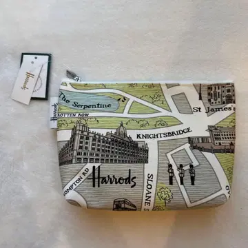 Harrods 런던맵 파우치 웨스트엔드