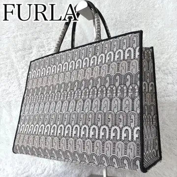 FURLA OPPORTUNITY 토트백 자카드 올 패턴 A4 대용량