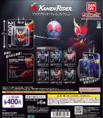 전 6종 컴프 가면라이더 마스크 블리스터 참 컬렉션