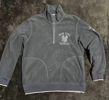 뉴욕 양키스 블랙 하프 지퍼