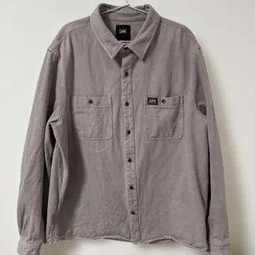 Lee 그레이 데님 긴팔 셔츠