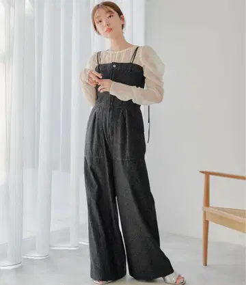 Kastane 카스타네 3way 오버롤 블랙