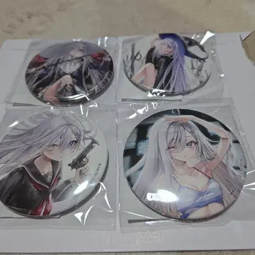 사망유희로 먹고 산다. 제비뽑기당 F상 캔뱃지 4종 세트