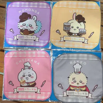 치이카와 코스 미니 타월 4개 세트