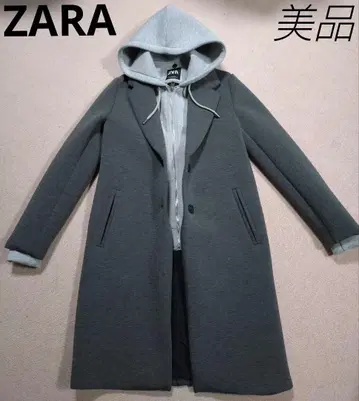 새상품급 ZARA 종이상자 원단 2WAY 코트