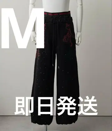 GRANCY 큐빅 디자인 레이어드 맨투맨 팬츠 M