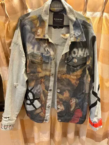 BLACK BLOND CUSTOM 데님 자켓