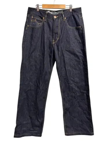 새상품급 다크 네이비 LRG 스트레이트 데님 팬츠 청바지 W32 네이비