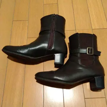 다크 브라운 사이드 고어 부츠