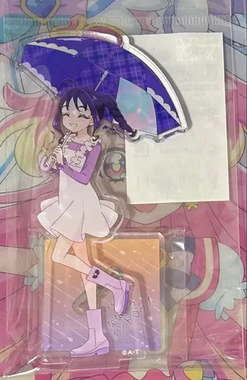 키미프리 보라색 시우 코코로 아크릴 스탠드 나나이로 레인드롭