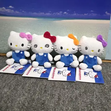 헬로키티 여러 가지 표정ver. 마스코트 봉제 인형 4개 세트