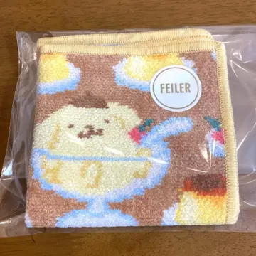 미사용 새상품 페이러 산리오 폼폼푸딩 손수건 라브라리