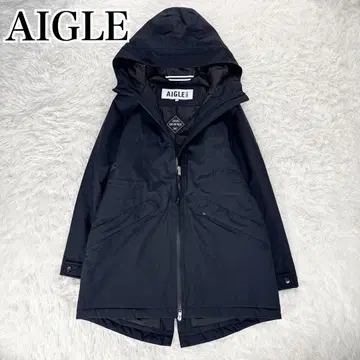 [ 새상품급 ] AIGLE 고어텍스 마운틴 후드티 블랙
