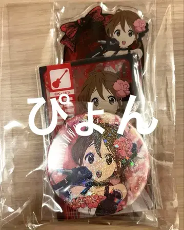 케이온 히라사와 유이 아크릴 스탠드 캔뱃지 아크릴 카드 세트