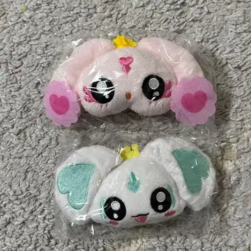 프리큐어 올스타즈 봉제 인형 클립 포룬 루룬 2개 세트