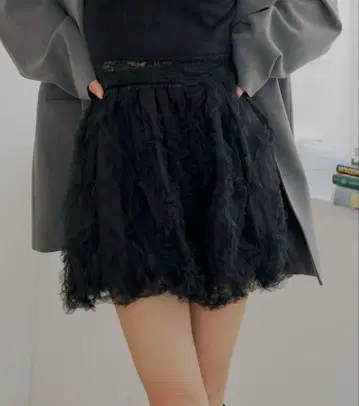 chico 튤 티어드 벌룬 숏팬츠