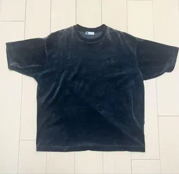 BEAUTY&YOUTH 벨벳 T셔츠 자수 유나이티드 애로우즈 구제 의류