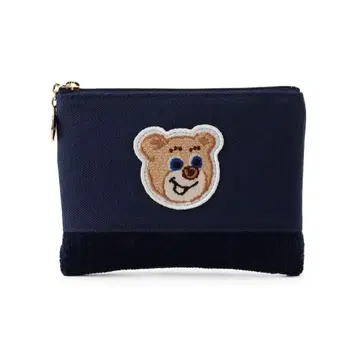 [ 미사용 새상품 ] 페이러 올드 테디 와펜 파우치 네이비