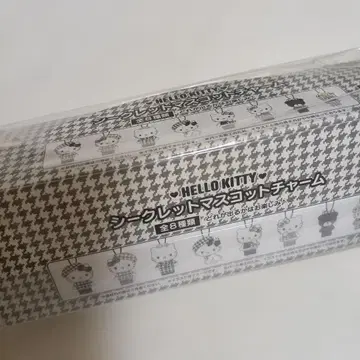 헬로키티 시크릿 마스코트 참 모노크롬 걸리시 쌍둥이 코디 전 8종