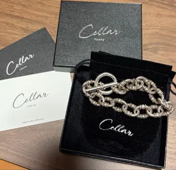 Cellar 실버 체인 팔찌 ovy
