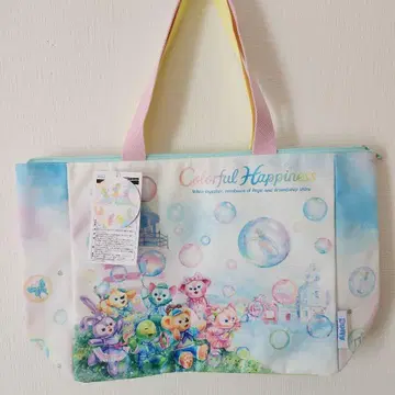 디즈니 더피 컬러풀 해피니스 토트백