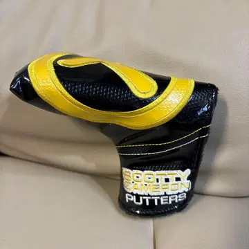 Scotty Cameron 퍼터용 골프헤드커버 블랙과 옐로우 컬러