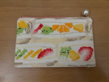 [ 새상품 ] 페이러 후르츠 샌드 스퀘어 파우치