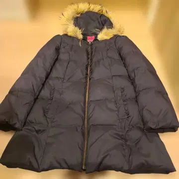 새상품급 ANNA SUI Mini 다운 코트 블랙