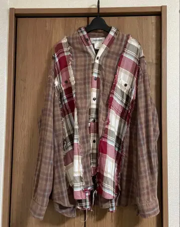 discovered 디스커버드 도킹 셔츠 재구축 플란넬 셔츠