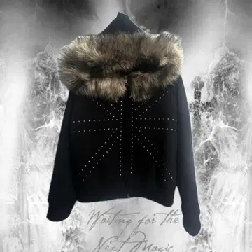 00s archive 퍼 스터드 후드티