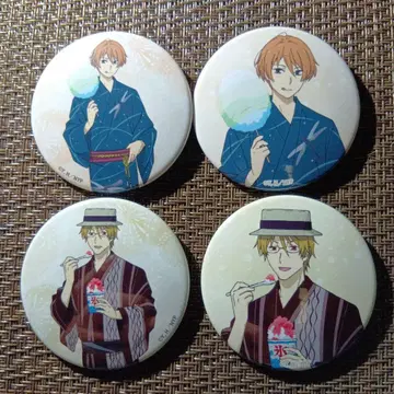 나츠메 우인장 나토리 슈이치 타키 유우 유카타 캔뱃지