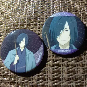 나츠메 우인장 마토바 세이지 비오는 날 ver. 글리터 캔뱃지 2개 세트