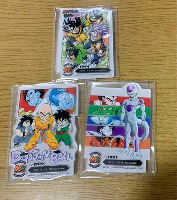 제일복권 드래곤볼 40th F상 아크릴 3개 세트