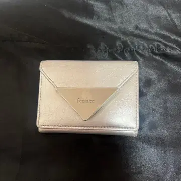 femme 실버 3단 폴더형 지갑