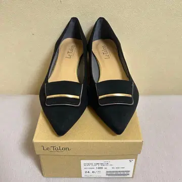 LeTalon 블랙 스틸레토 펌프스 24.0cm