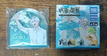 주술회전 회옥옥절 휴식 아크릴 블록 고죠 사토루