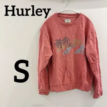 Hurley [ S ] 팜 트리 그래픽 맨투맨 하레이 트레이닝복