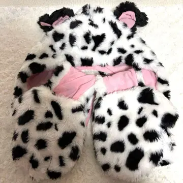 새상품급 디즈니 팬캡 장갑 포함 머플러 101마리 강아지