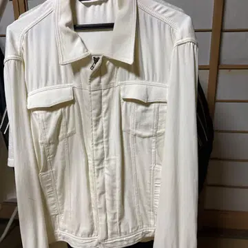 화이트 데님 자켓