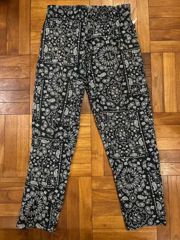 COOKMAN 쿠쿠만 셰프 팬츠 이지 팬츠 블랙 페이즐리