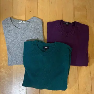 유니클로 UNIQLO 크루넥 니트 스웨터