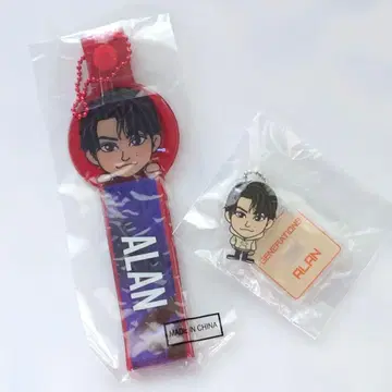 시라하마 아란 은색 테이프 홀더 & 아크릴 스탠드 키링