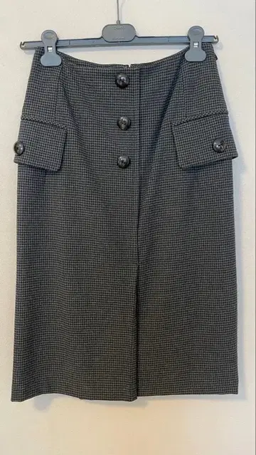 MARLENEDAM 레트로 디자인 체크 타이트 스커트