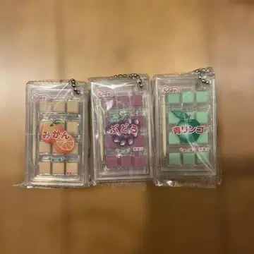 모찌아메 가챠가챠 귤 포도 청사과