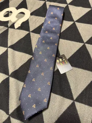 미사용 새상품 DAKS 네이비 넥타이 닥스 곰돌이