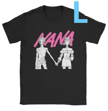 미사용 새상품 NANA 캐릭터 T셔츠 블랙 L