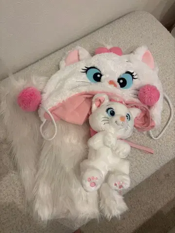 디즈니 마리 팬캡 백 레그 워머 세트