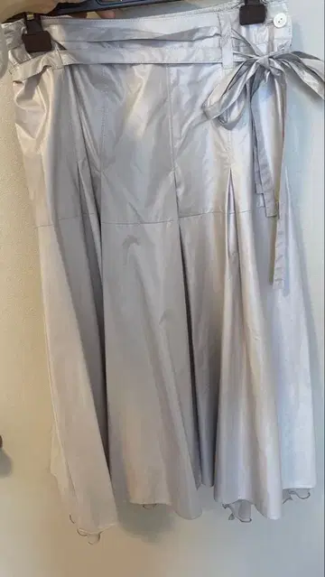 Sensounico DW2R 일본제 라이트 그레이 플리츠 스커트