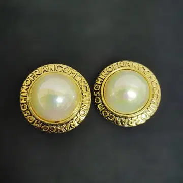 *MOSCHINO 모스키노 진주풍 귀찌 빈티지 컨디션 최상*