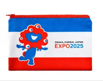EXPO2025 오사카 간사이 만박 미야쿠미야쿠 공식 굿즈 지퍼 파우치